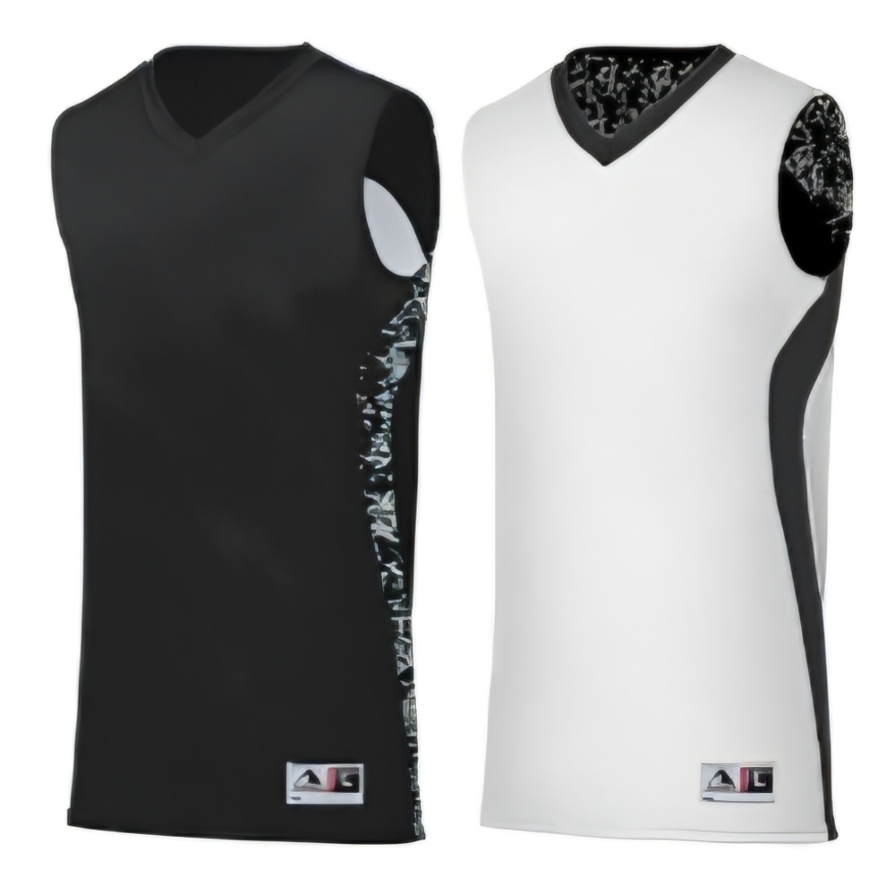 Augusta Men Youth Black White Reversible Basketball Jersey Size 3XL NWOT *epic